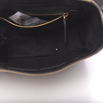 Burberry Canvas Mega Check Large Baildon Messenger Bag Black 5 of 13