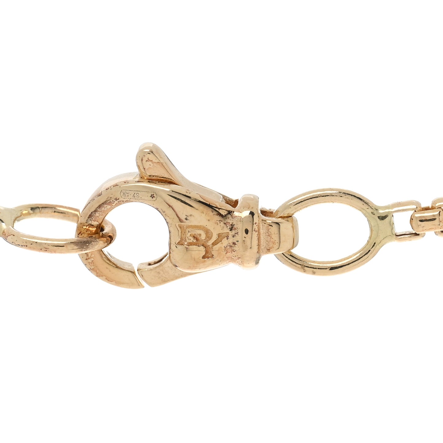 18K Yellow Gold 1.7mm Box Chain Necklace 22"