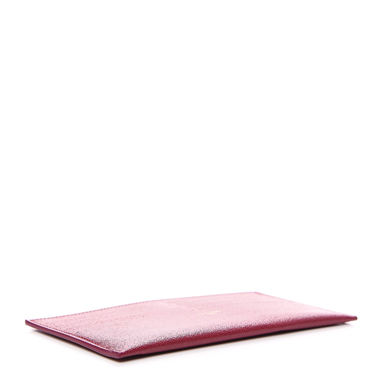 Calfskin Felicie Card Holder Insert Fuchsia