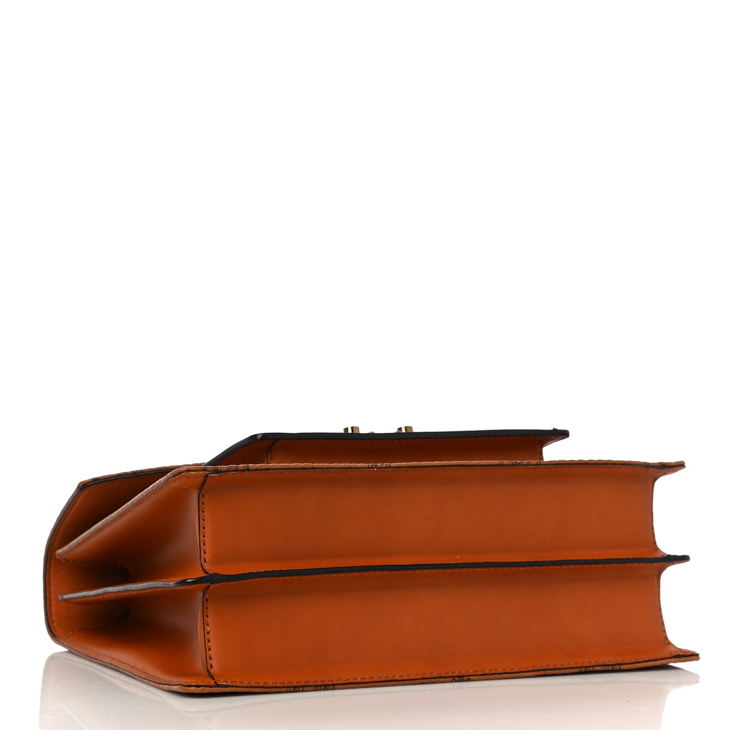Visetos Medium Patricia Pocket Satchel Cognac
