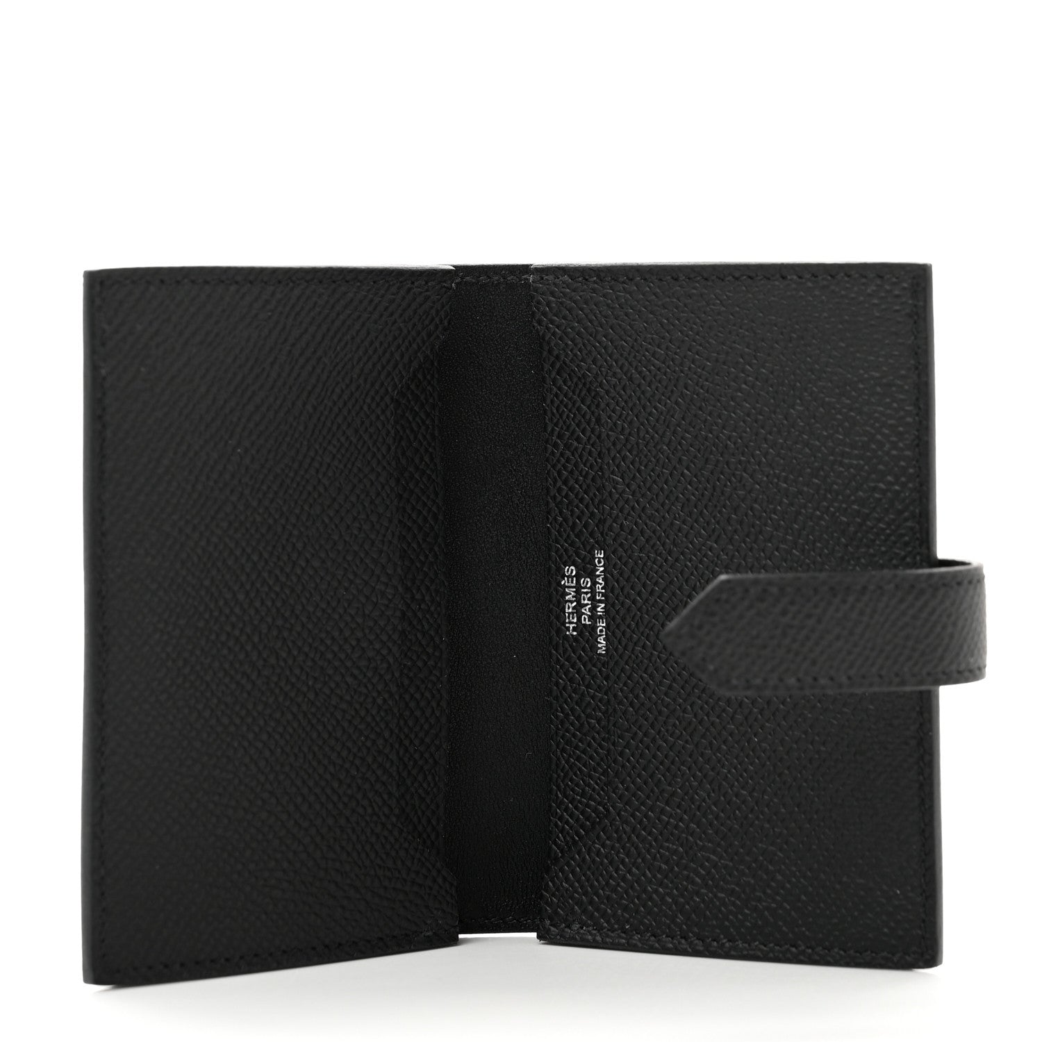 Hermes Epsom Bearn Card Holder Wallet Black 4 of 6