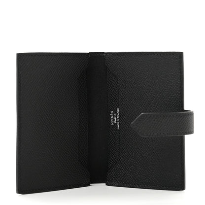 Hermes Epsom Bearn Card Holder Wallet Black 4 of 6