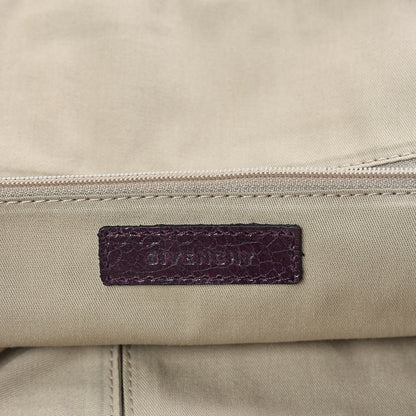 Givenchy Crackled Calfskin Medium Nightingale Aubergine 6 of 9