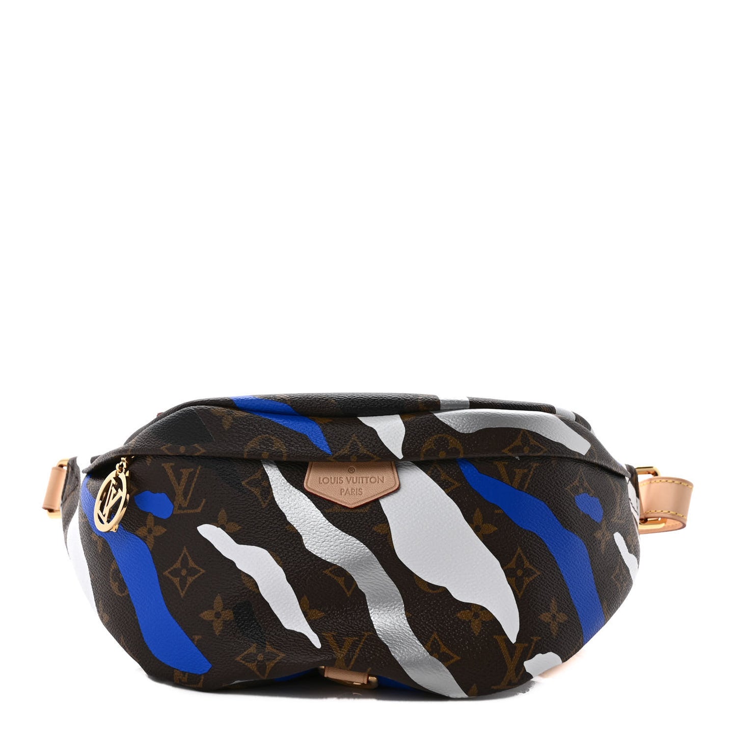 X LOL Monogram Bumbag Blue Silver