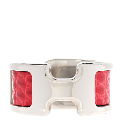 Hermes Lizard Olympe Ear Cuff PM Rose Azalée 1 of 5