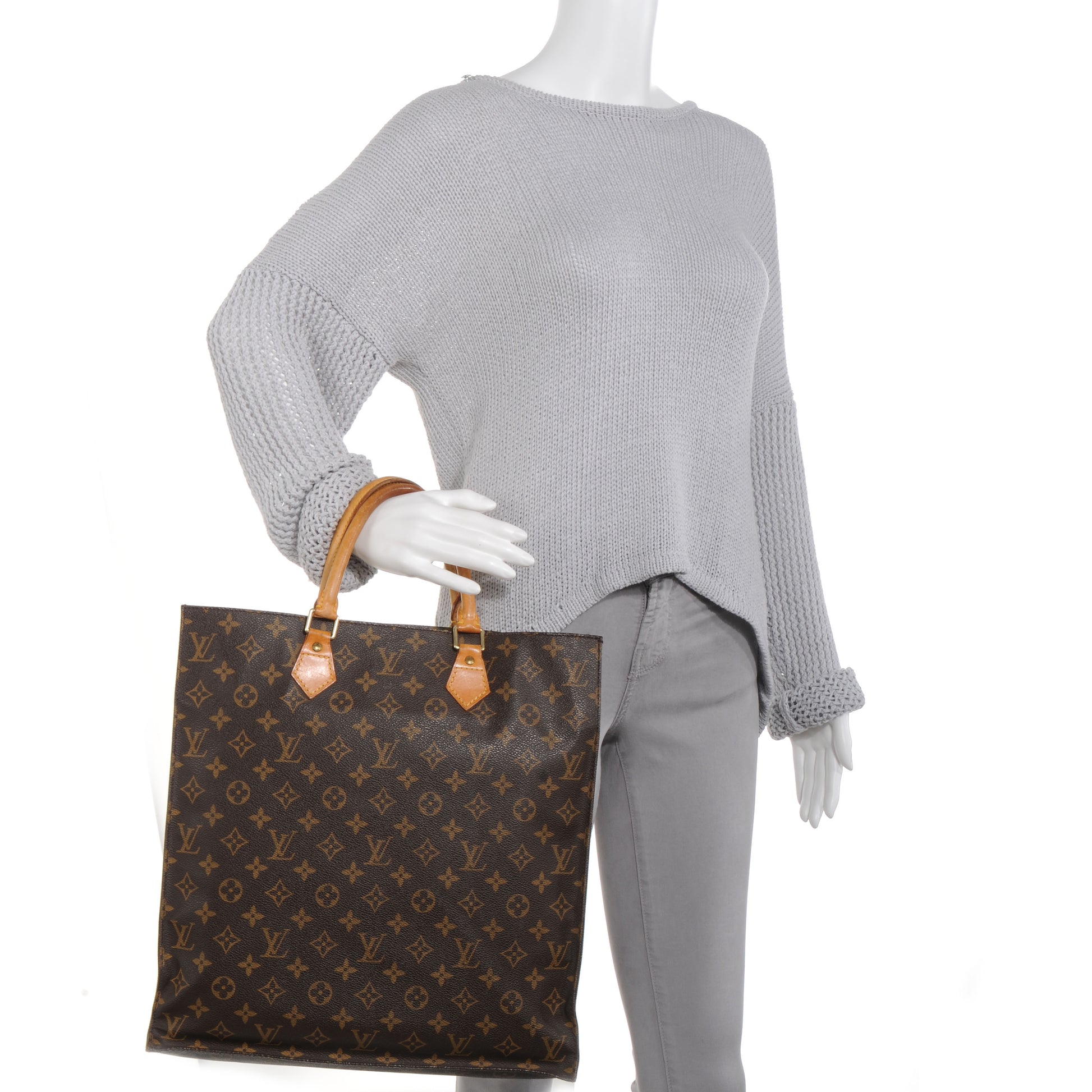 Louis Vuitton Monogram Sac Plat 2 of 7