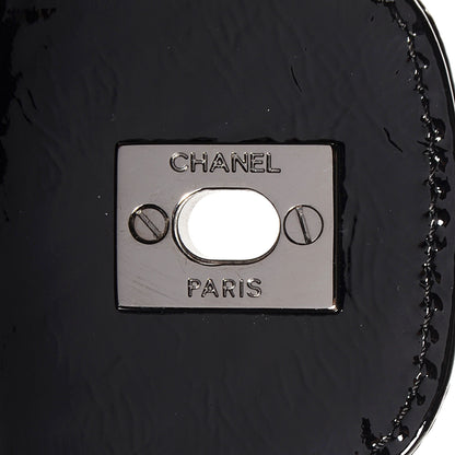 Chanel Patent Quilted Ritz Flap Bag Black 8 of 9