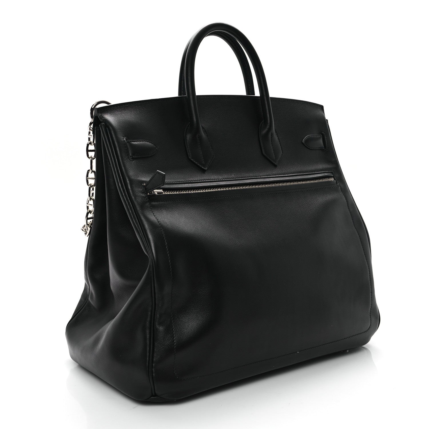 Hermes Veau Volupto Rock HAC Birkin 40 Black 3 of 13