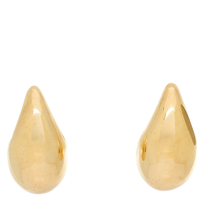 Bottega Veneta Sterling Silver Small Drop Earrings Gold 1 of 4