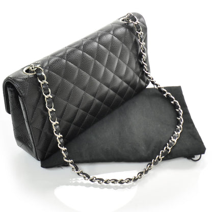 Chanel Caviar East West Flap Black SHW 3 of 8