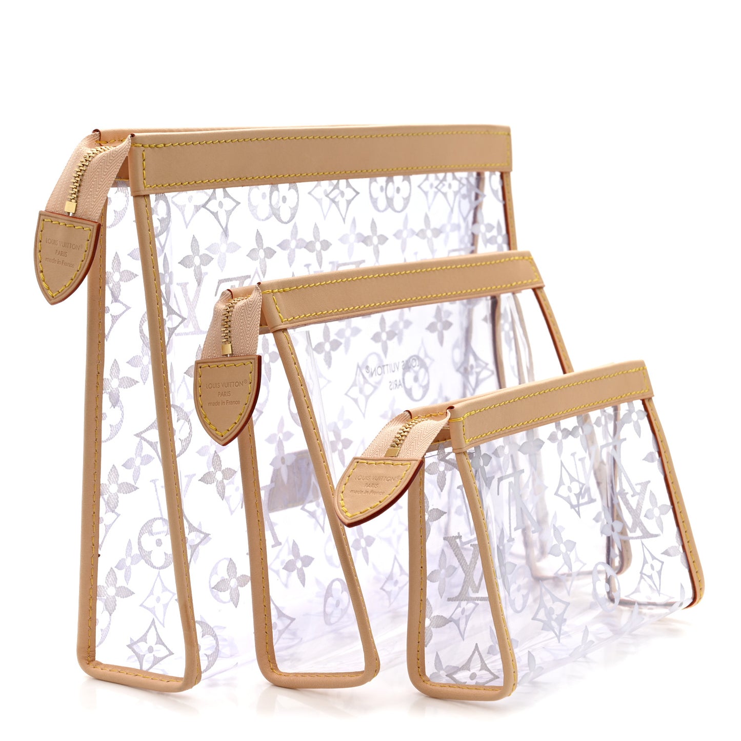 PVC Monogram Trio Poche Toilette