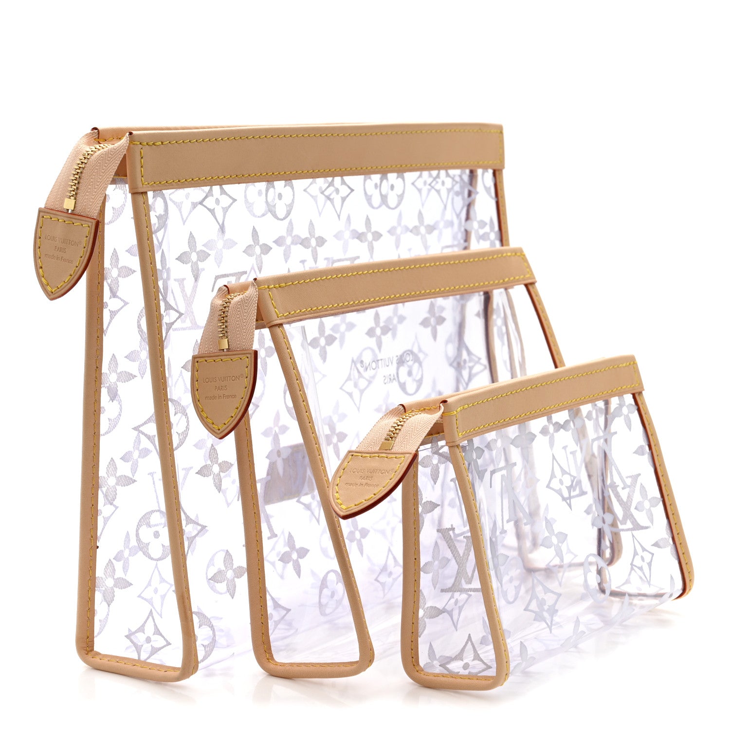 Louis Vuitton PVC Monogram Trio Poche Toilette 4 of 11