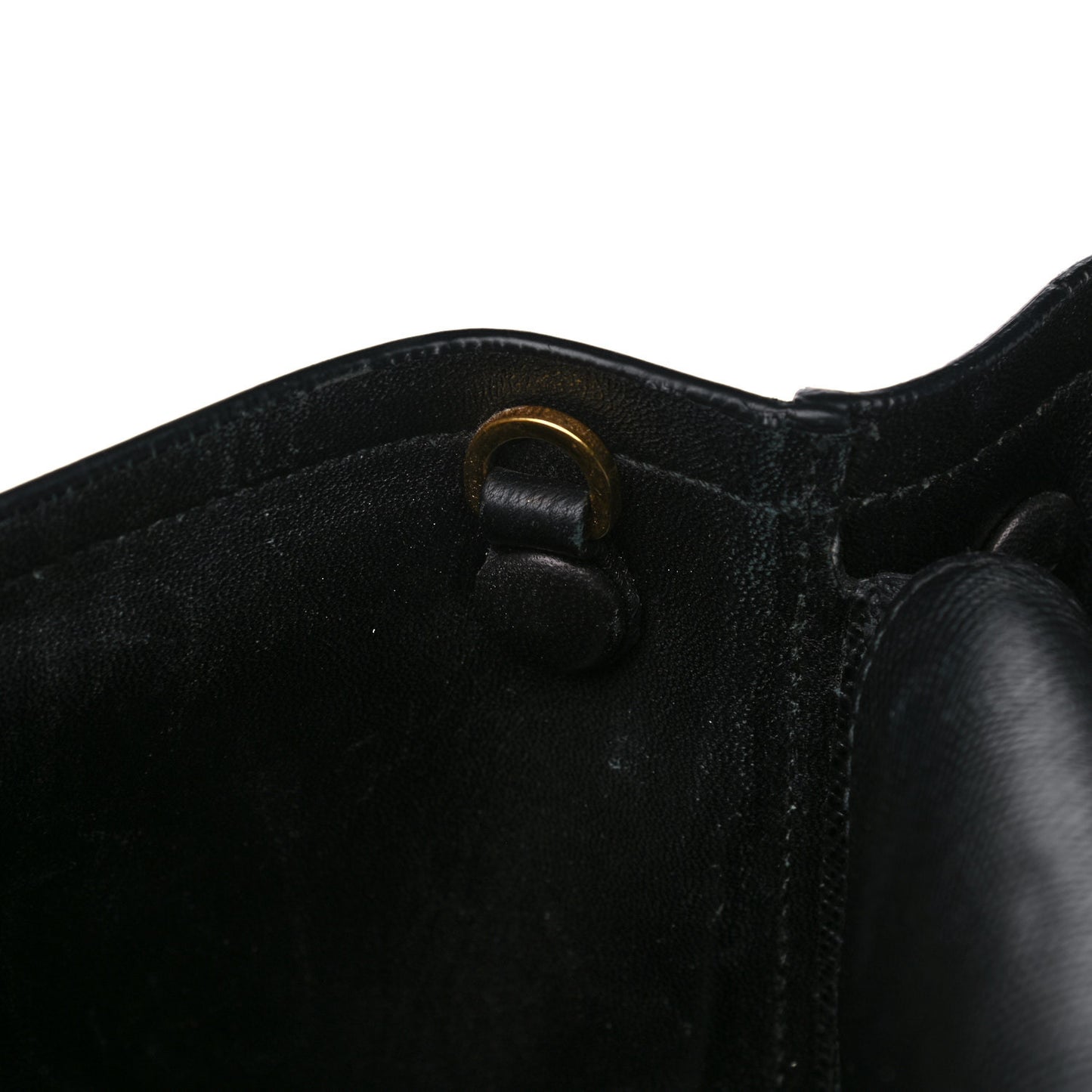 Saffiano Cuir Small Double Bag Black