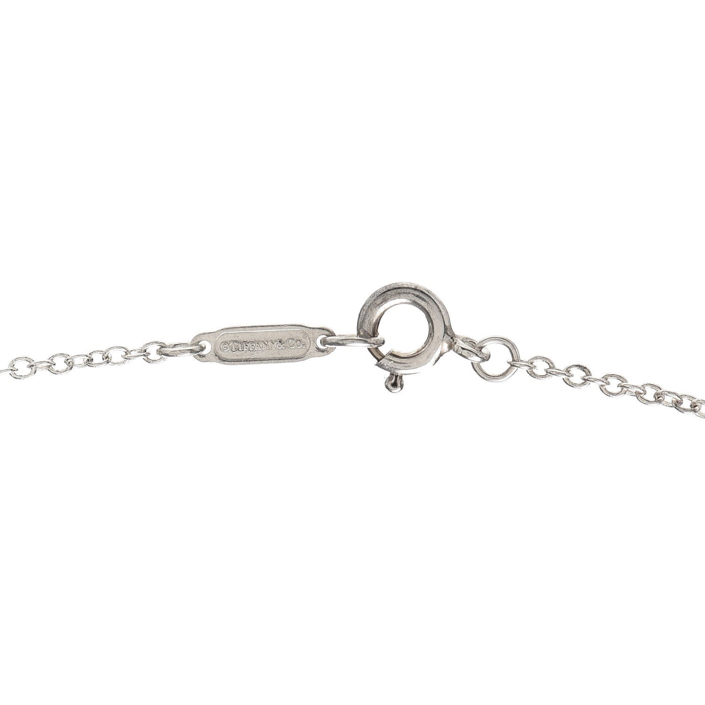 Sterling Silver 1837 Interlocking Circles Lariat Necklace
