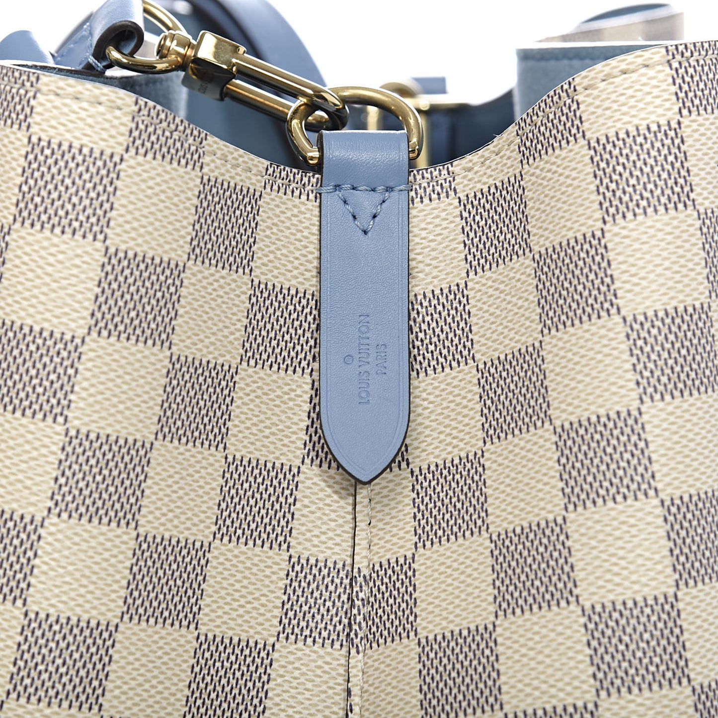 Damier Azur Neonoe MM Bleuet