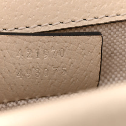 Gucci Textured Calfskin Crystal Mini Dionysus Shoulder Bag Mystic White 7 of 13