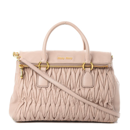 Miu Miu Nappa Matelasse Top Handle Bag Cammeo 1 of 18