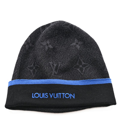 Louis Vuitton Wool My Monogram Eclipse Beanie Hat Blue 1 of 5