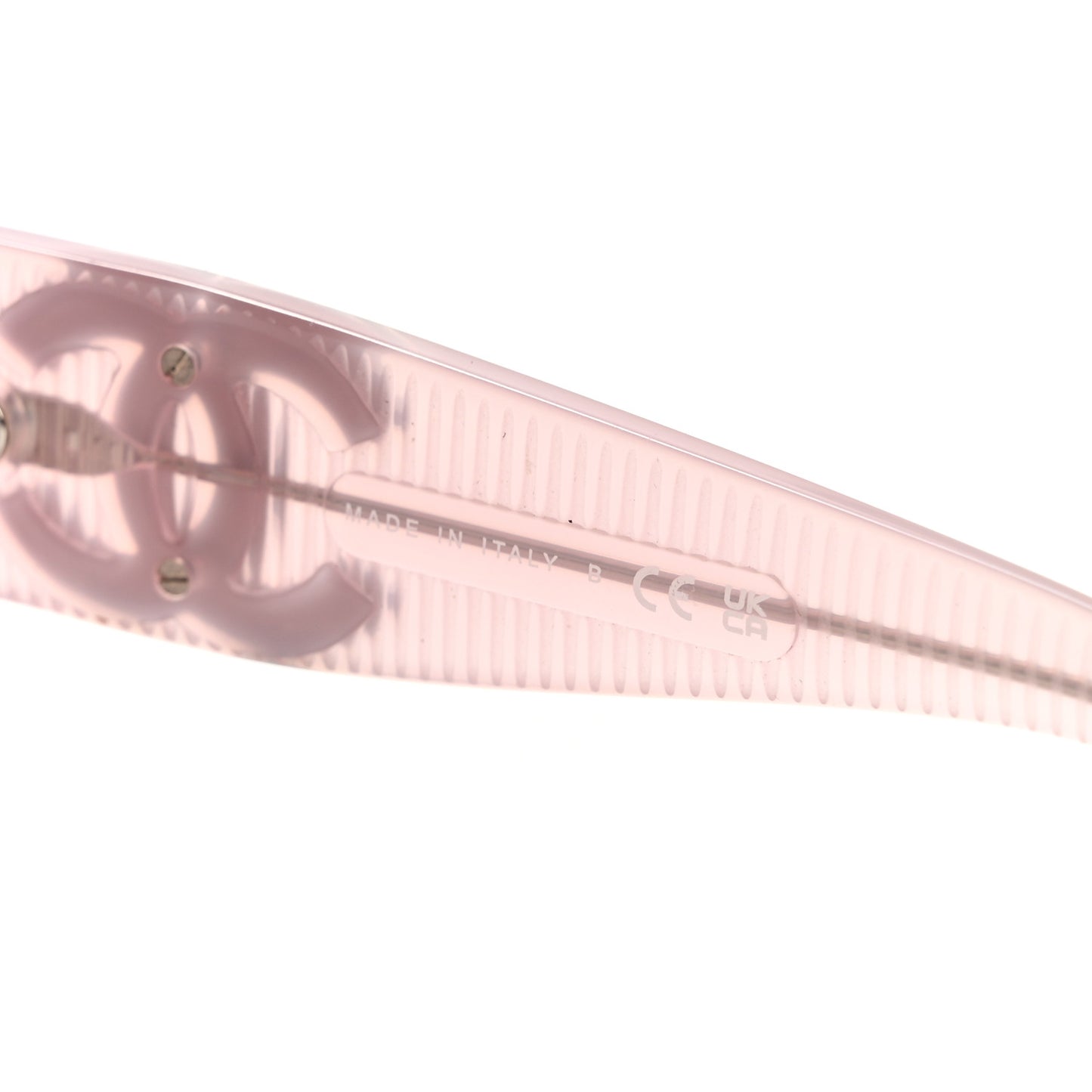 Acetate Shield Sunglasses 5495A Light Pink
