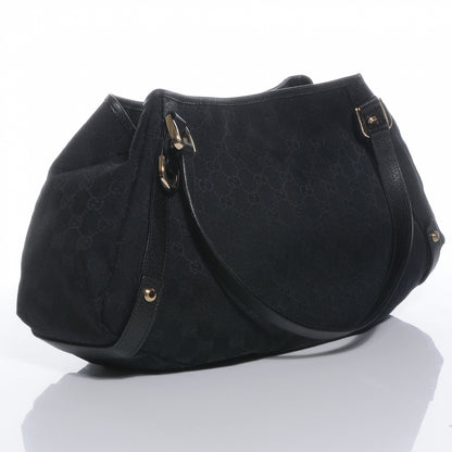 Gucci Monogram Medium Abbey Shoulder Bag Black 3 of 7