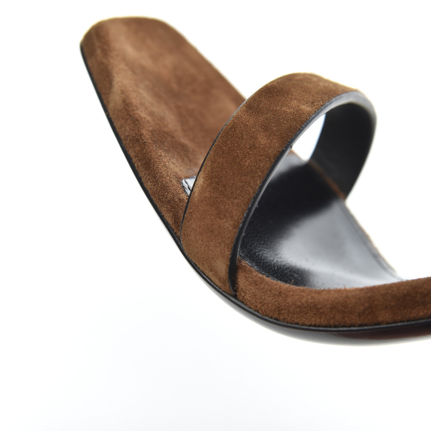 Saint Laurent Suede Oak 100 Ankle Strap Sandals 39 Land 11 of 14