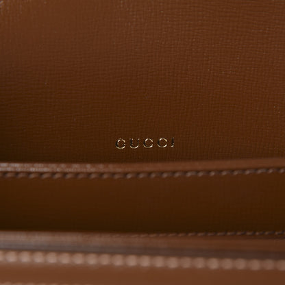 Gucci GG Supreme Monogram Horsebit 1955 Shoulder Bag Beige Brown Sugar 10 of 11