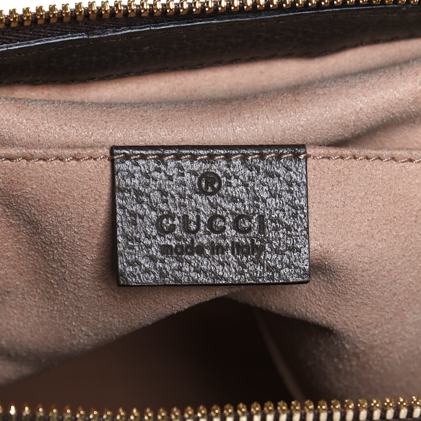 GG Supreme Monogram Small Ophidia Tote Bag Brown
