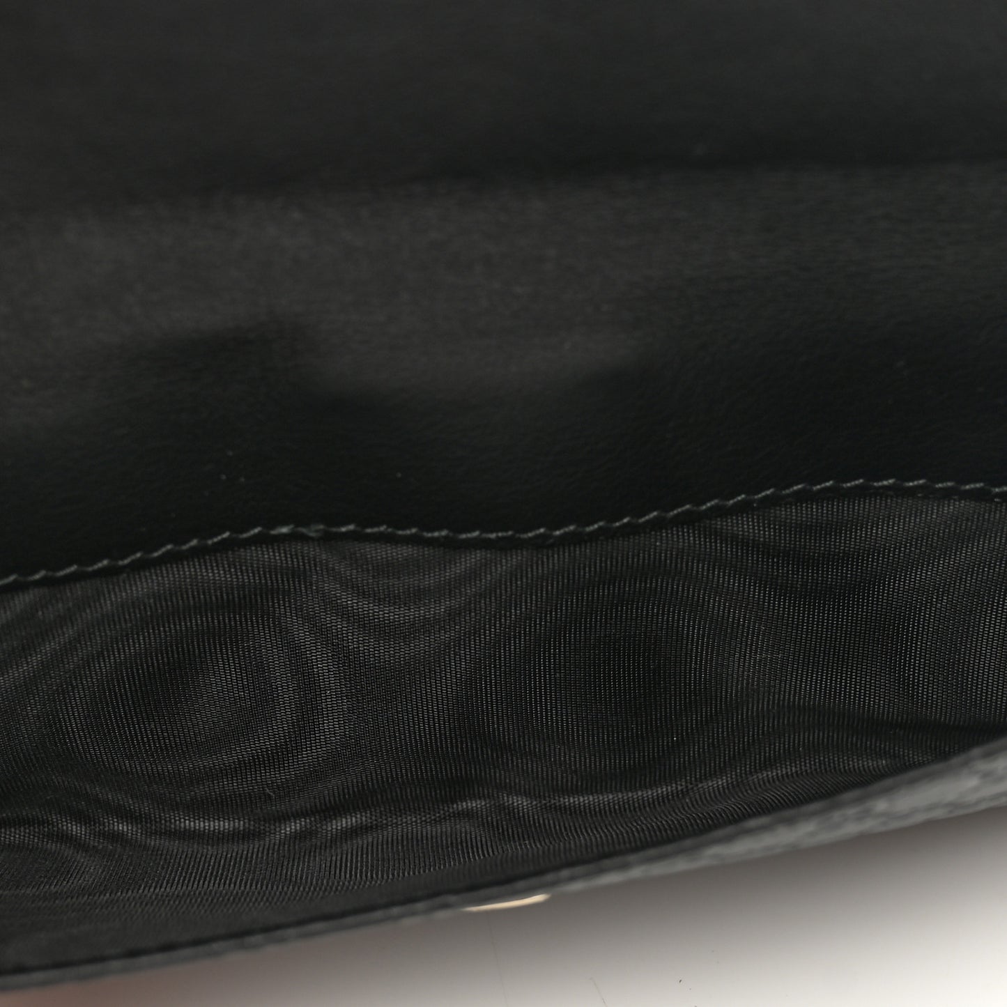 Microguccissima Continental Flap Wallet Black