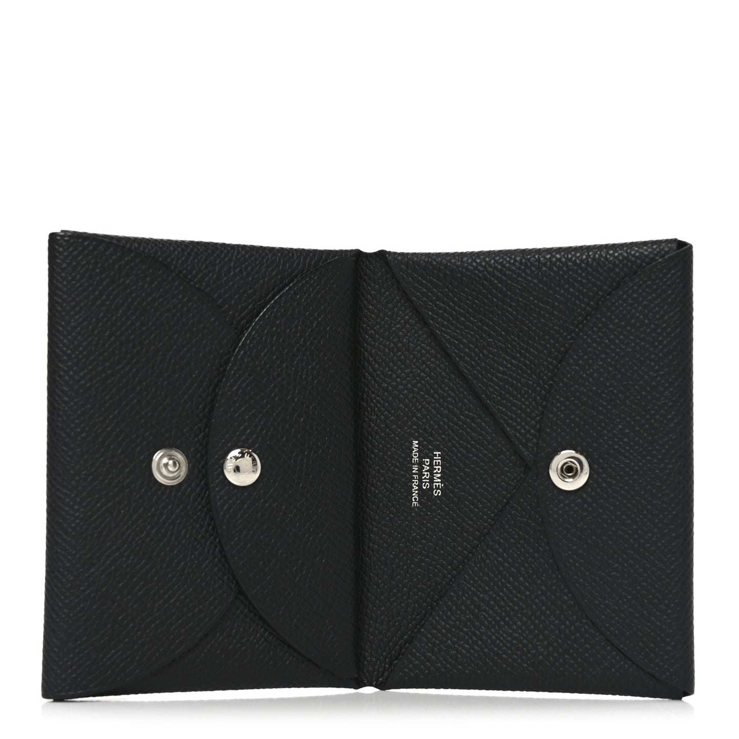 Epsom Calvi Duo Card Case Black