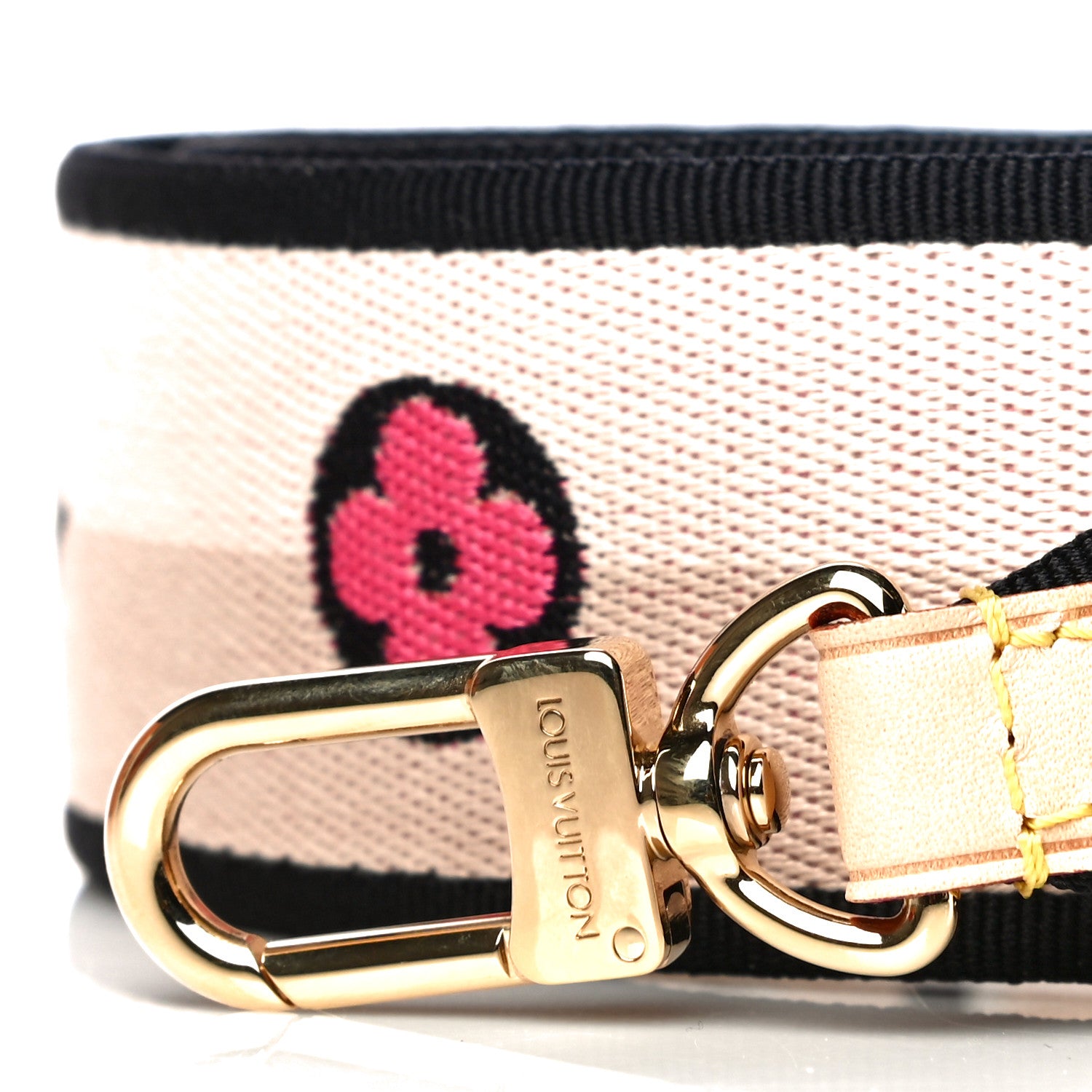 Louis Vuitton Jacquard Speedy Bandouliere 20 Shoulder Strap Black 2 of 6