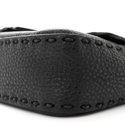 Fendi Cuoio Romano Selleria Baguette Black 9 of 11