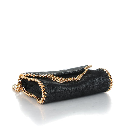 Stella McCartney Shaggy Deer Tiny Fold Over Falabella Tote Black 4 of 9