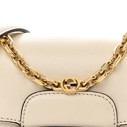 Gucci Azalea Calfskin Small Horsebit 1955 Chain Shoulder Bag Mystic White 8 of 15