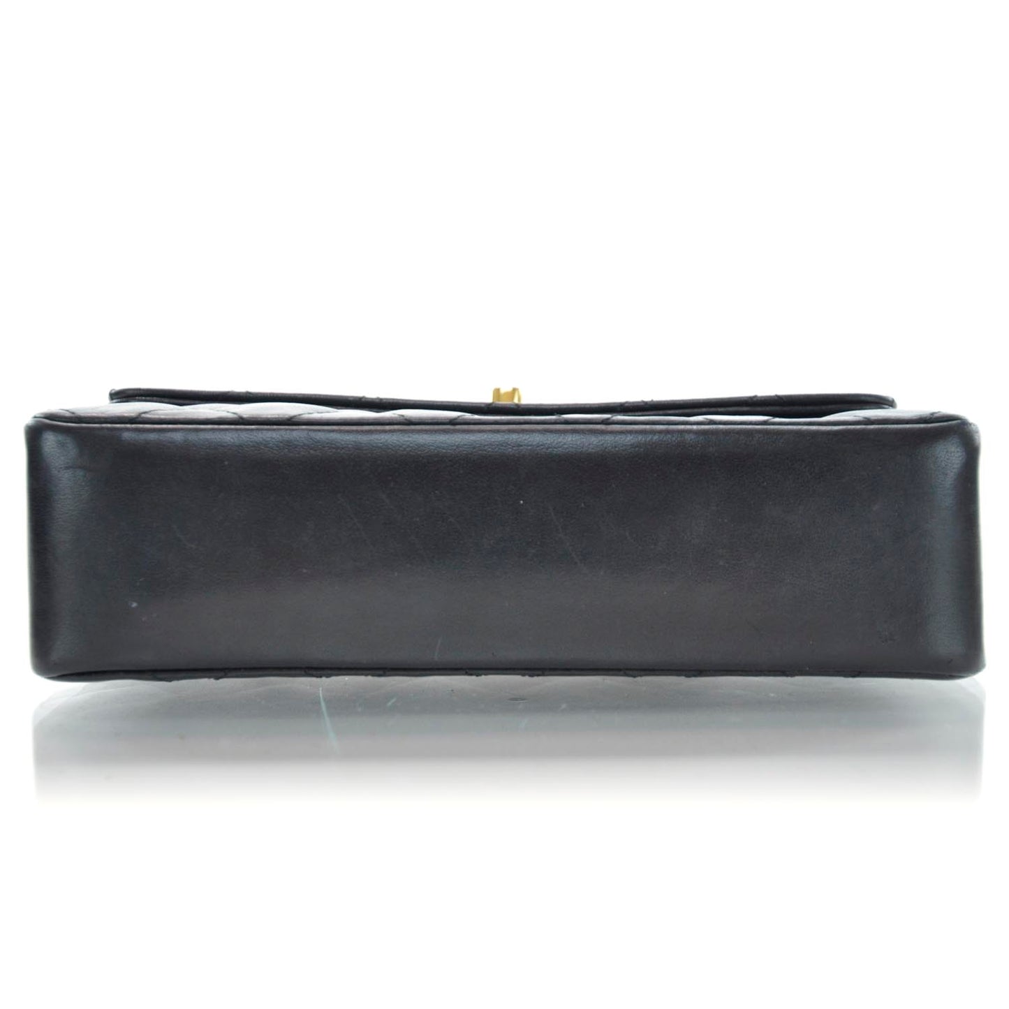 Lambskin Quilted Mini Flap Black