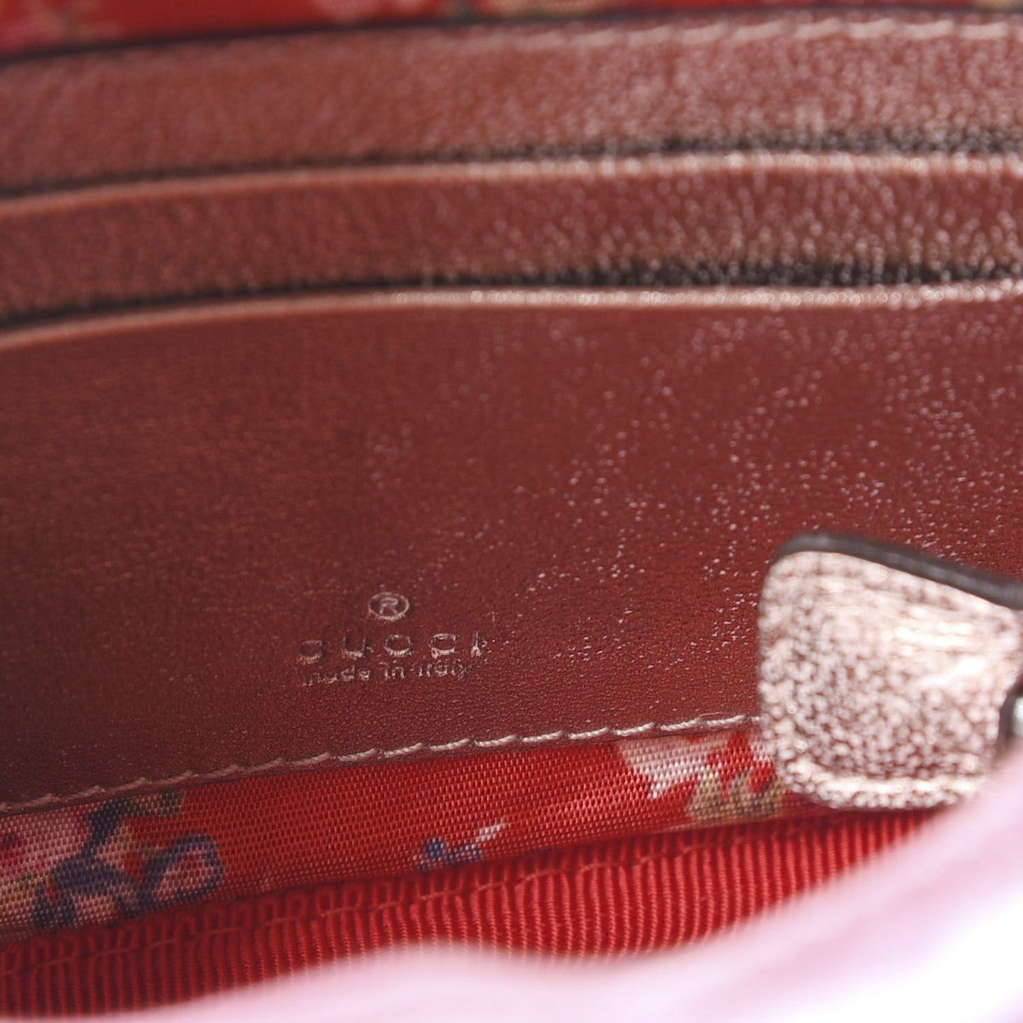Laminated Nappa Trapuntata Mini Zumi Dome Shoulder Bag Rosa Lago Rame