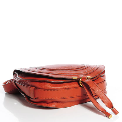 Chloe Calfskin Medium Marcie Round Crossbody Bag Indian Summer 5 of 11