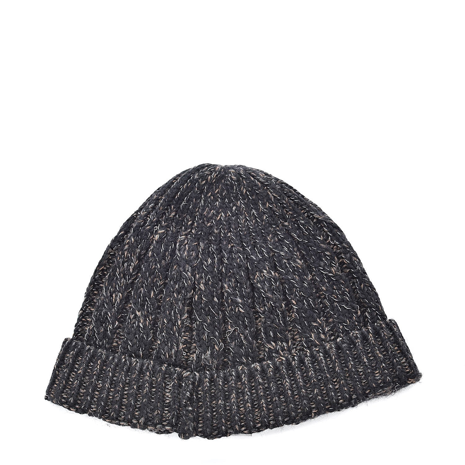 Chanel Cashmere Blend CC Beanie Hat Black Multicolor 3 of 5