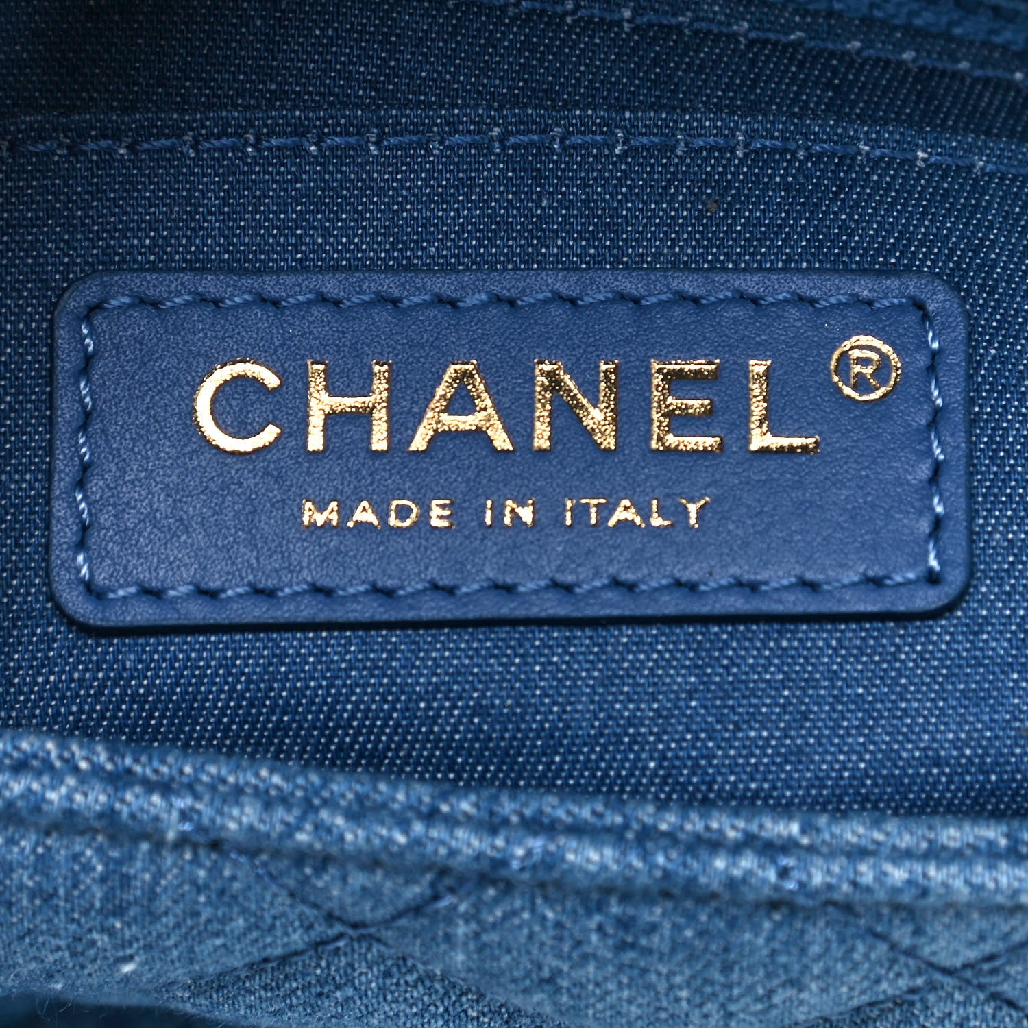 Chanel Denim Quilted Mini Pearl Crush Flap Blue 6 of 14