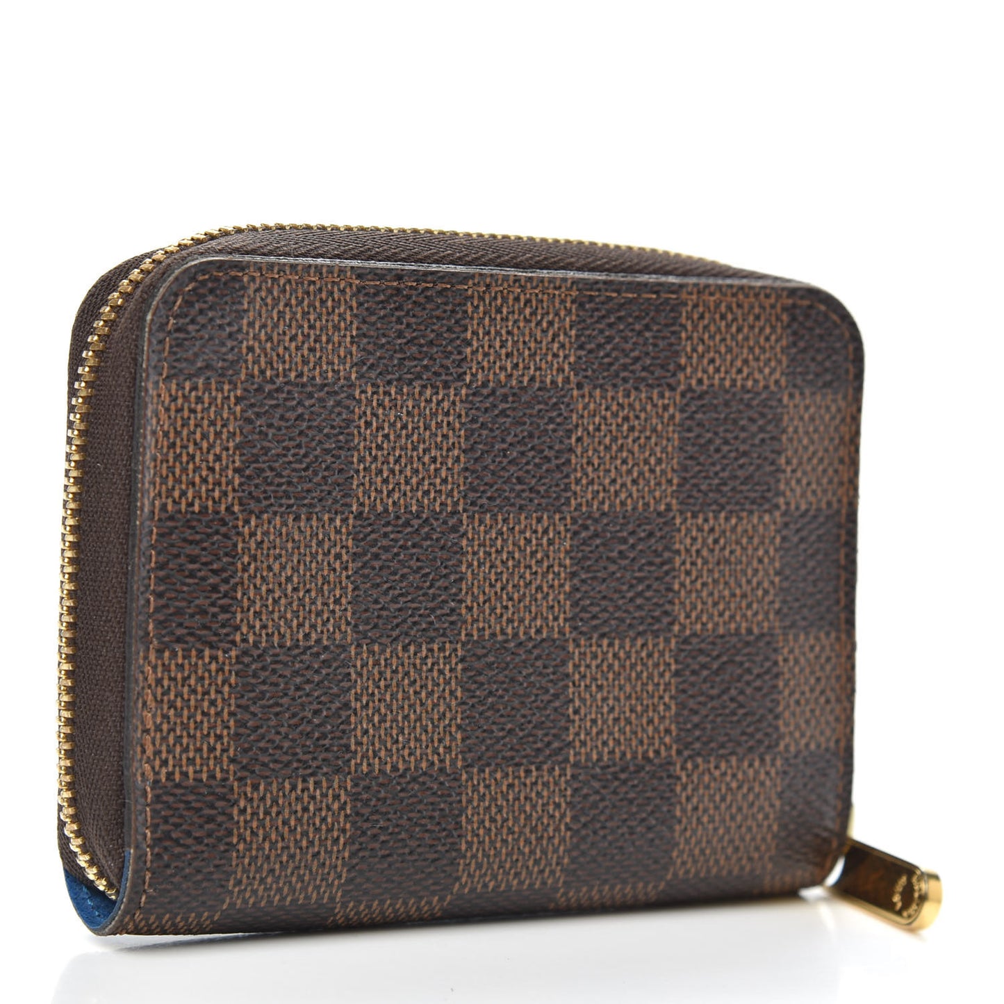 Damier Ebene 2019 Christmas Animation Zippy Coin Purse Blue