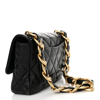 Chanel Lambskin Quilted Large CC Funky Town Flap Black 3 of 10