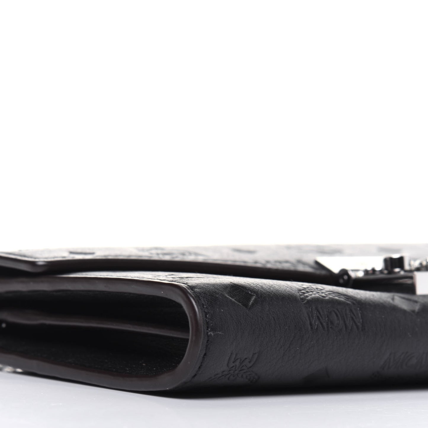 Calfskin Ottomar Large Patricia Wallet On Chain Black