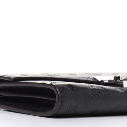 MCM Calfskin Ottomar Large Patricia Wallet On Chain Black 10 of 12