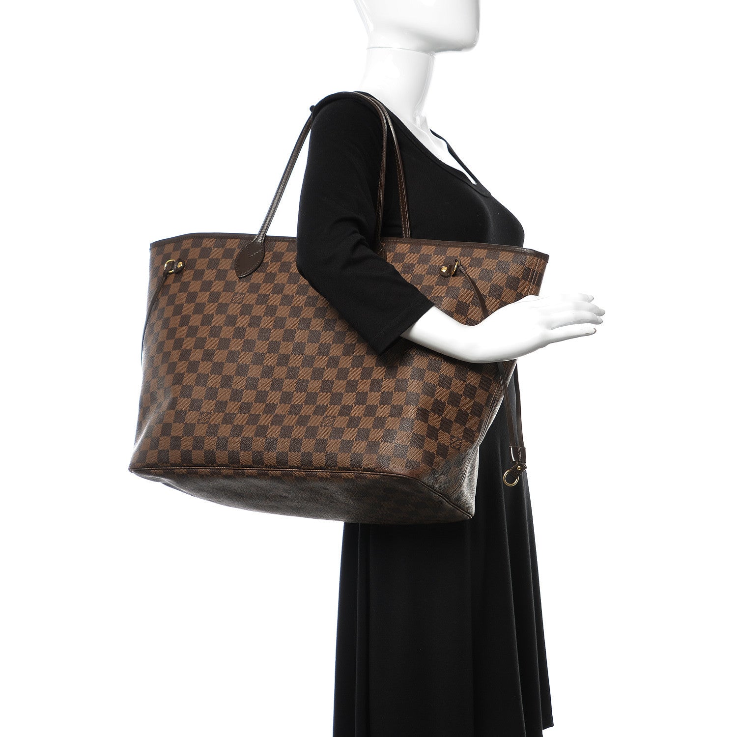 Louis Vuitton Damier Ebene Neverfull GM 2 of 14