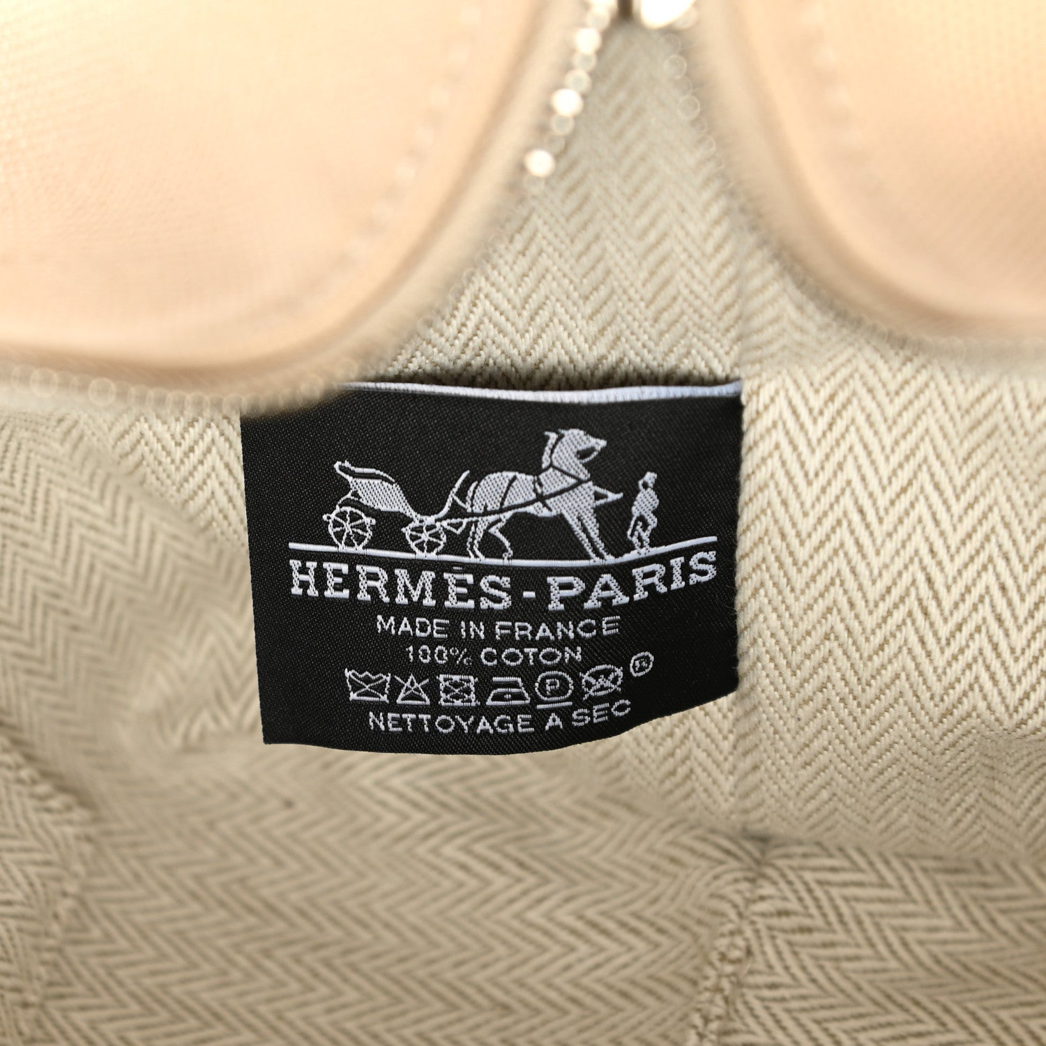 Hermes Canvas Small Bride-A-Brac Pouch Natural 6 of 6