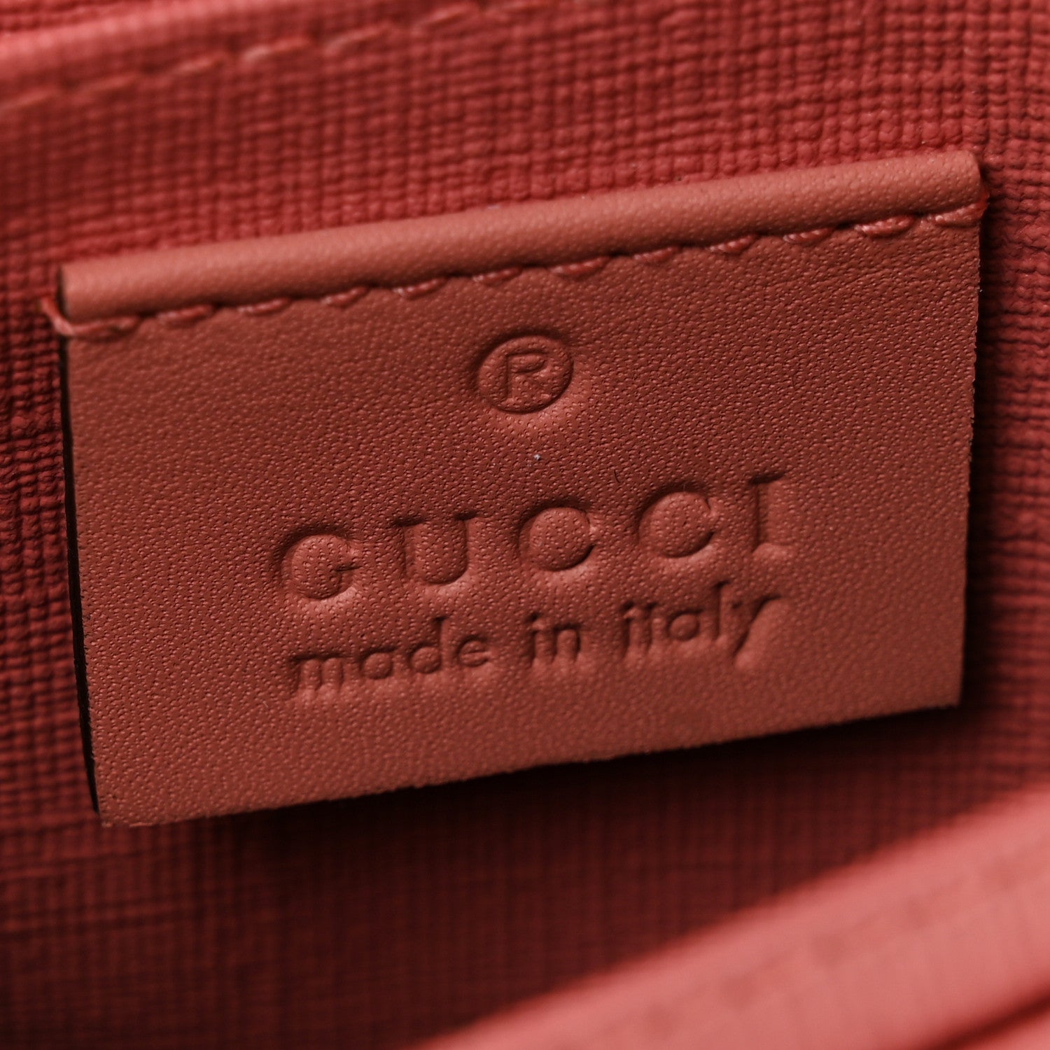 Gucci GG Supreme Monogram Face Embroidered Card Case Wallet Pink 6 of 8