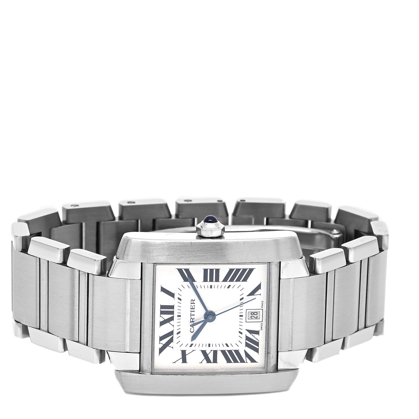 Stainless Steel 28mm Tank Francaise Automatic Watch