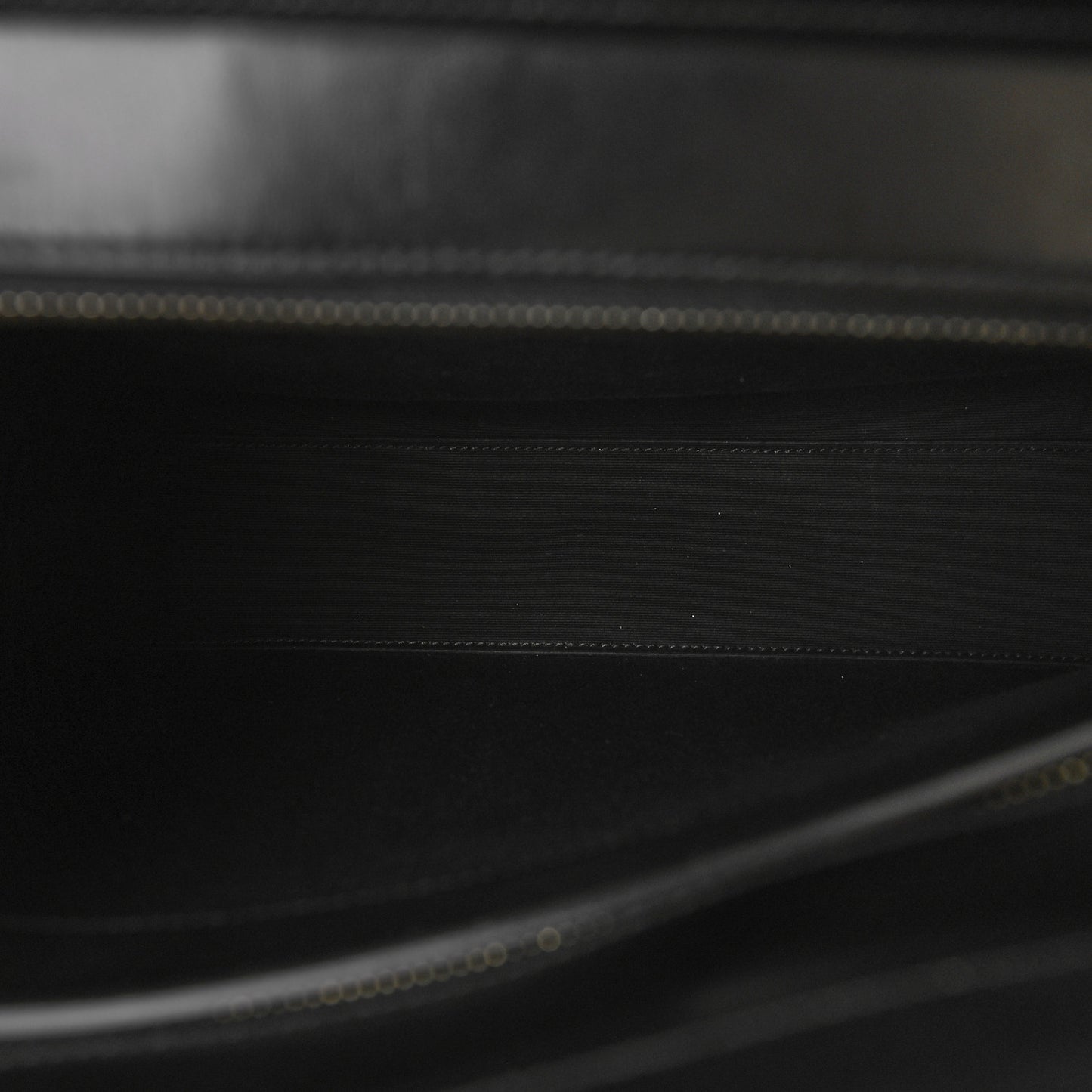 Shiny Calfskin Medium Uptown Tote Black