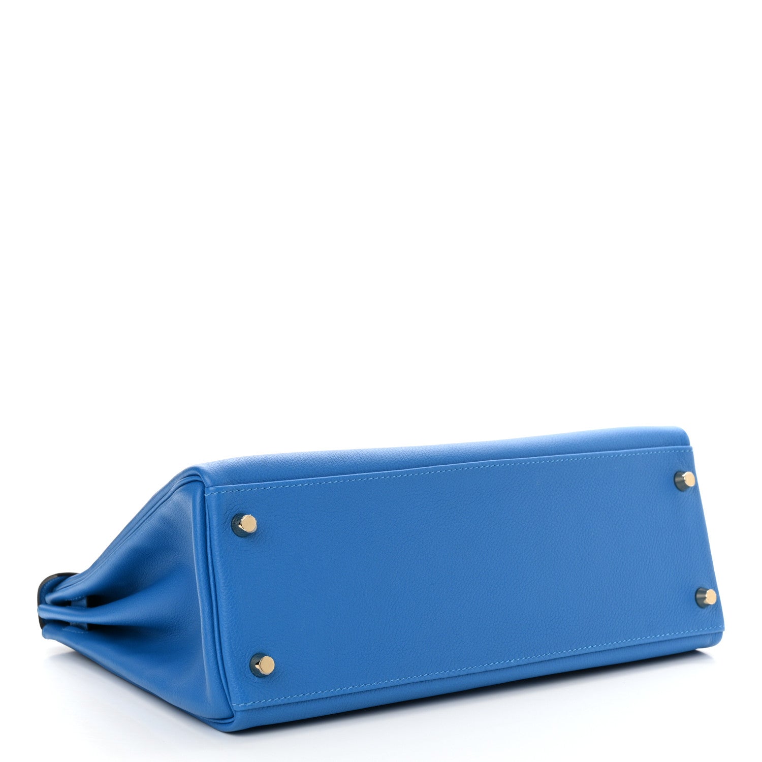 Hermes Evercolor Kelly Retourne 32 Bleu Hydra 4 of 11