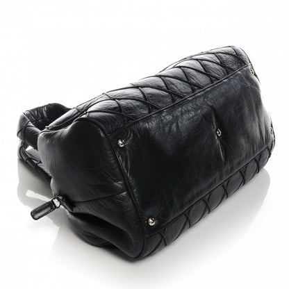 Chanel Calfskin Bowler Black 4 of 7