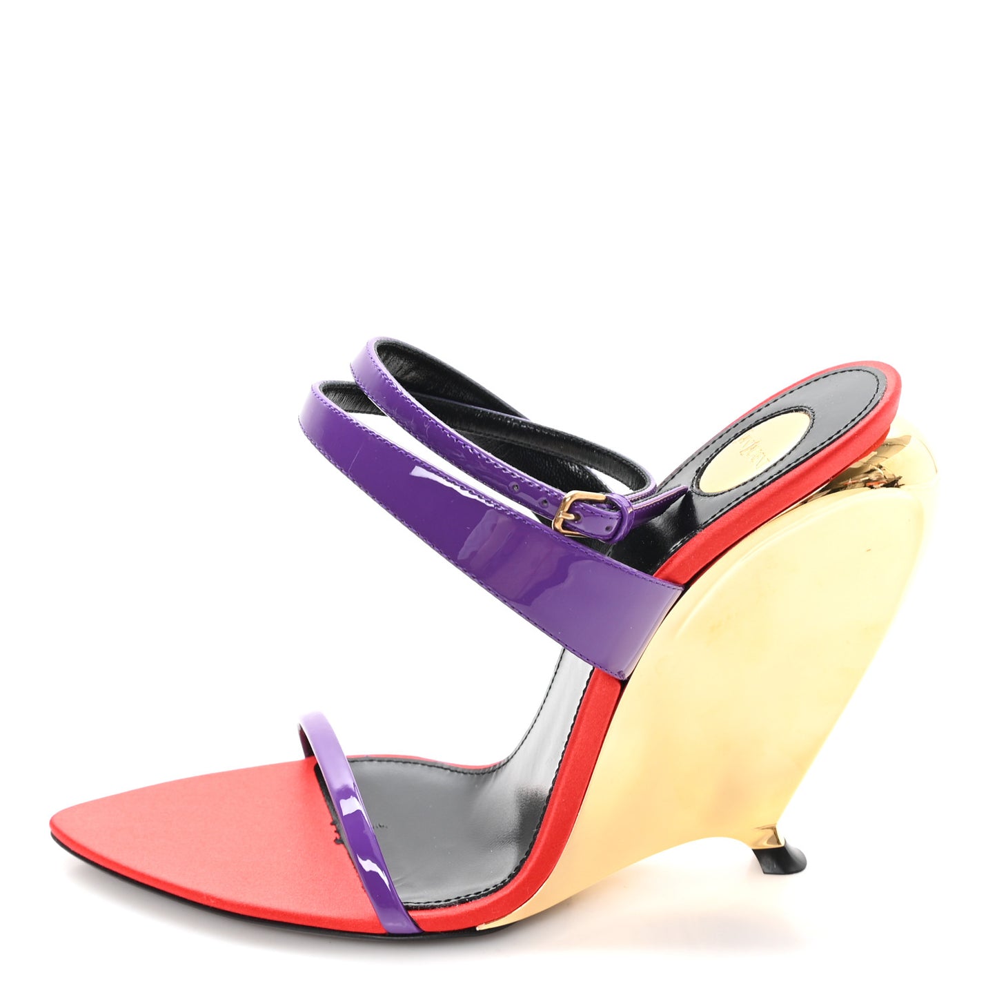 Vernice Seta Soft Tallulah 110 Sandals 37.5 Acinus Violet